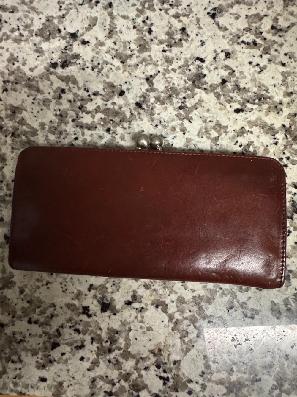 HOBO Brown Leather Wallet Clutch